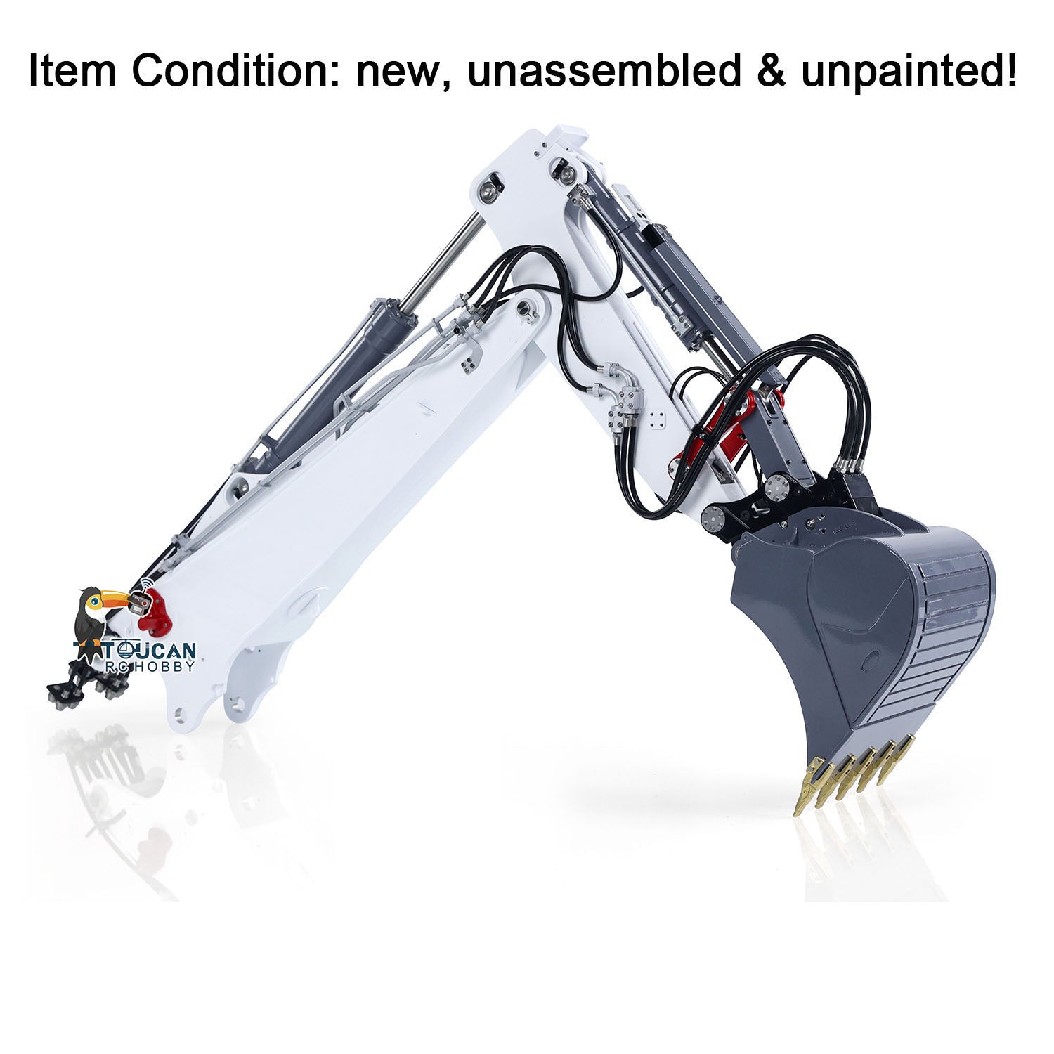1/14 Scale LESU Metal RC Hydraulic Excavator LR960 DIY Kit - Full Functional Crawler Digging Arm Construction Machinery, Realistic Simulation Vehicle Model for Adults & Hobbyists - Perfect for Construction Site Play, STEM Education & Collectors Display