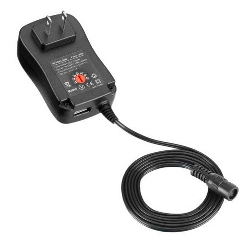 30W Universal Power Supply Adapter 3V-12V Adjustable Voltage with Multiple DC Tips - Perfect for Laptops, Routers, LED Strips & Electronics Charging