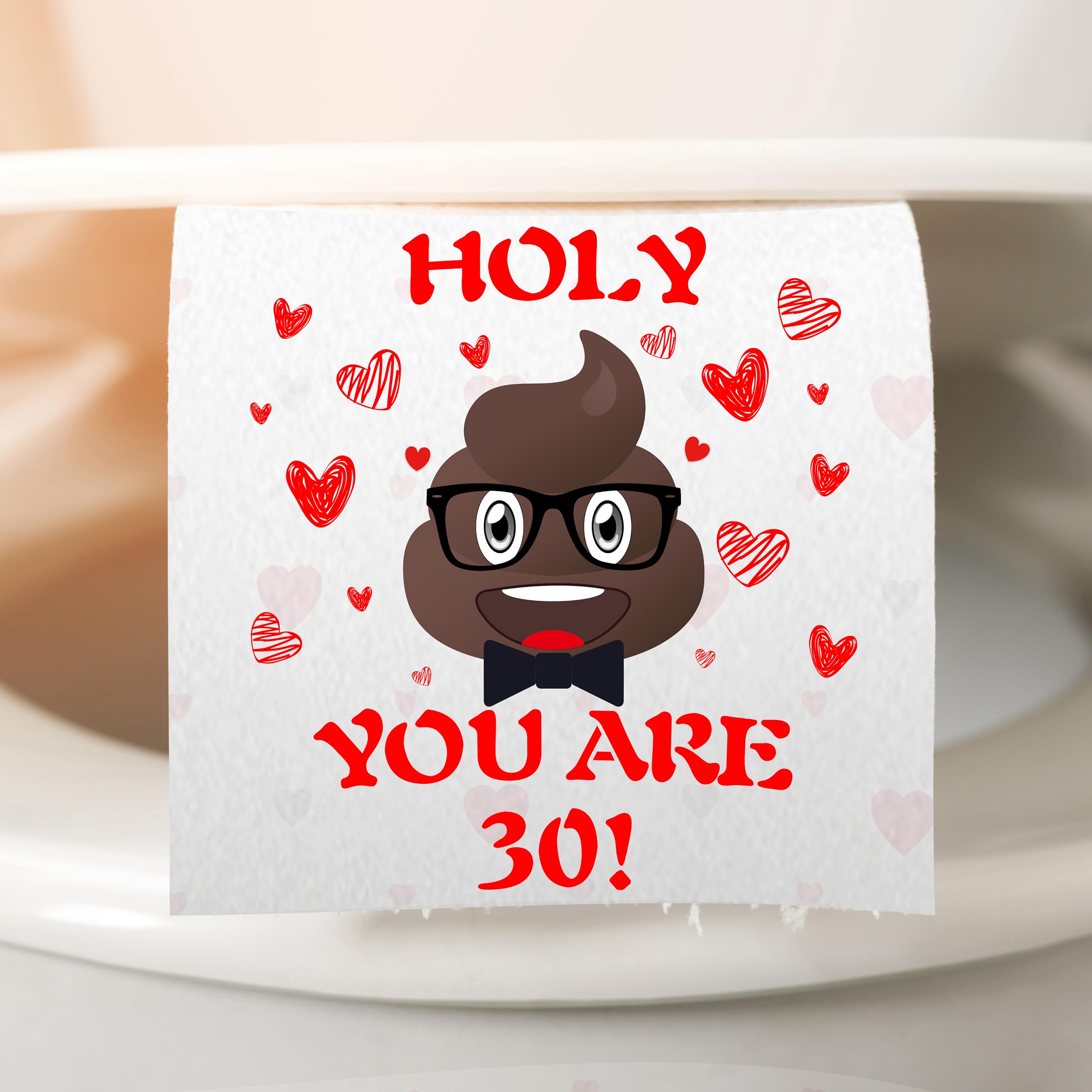 30th Birthday Toilet Paper - Fun & Unique 30th Birthday Gifts for Men & Women - 30th Birthday Party Decorations & Favors - Perfect for 30th Birthday Parties, Gag Gifts & Milestone Celebrations
