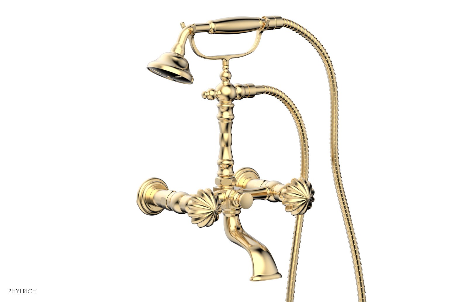 GEORGIAN & BARCELONA Exposed Tub and Hand Shower Combo with Round Handle K2393 19 - Perfect for Modern Bathroom Renovation and Spa-Like Shower Experience