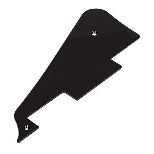 Black Single Ply Guitar Pickguard for Les Paul | Replacement Pick Guard for LP Guitars | Perfect for DIY Guitar Repair & Customization