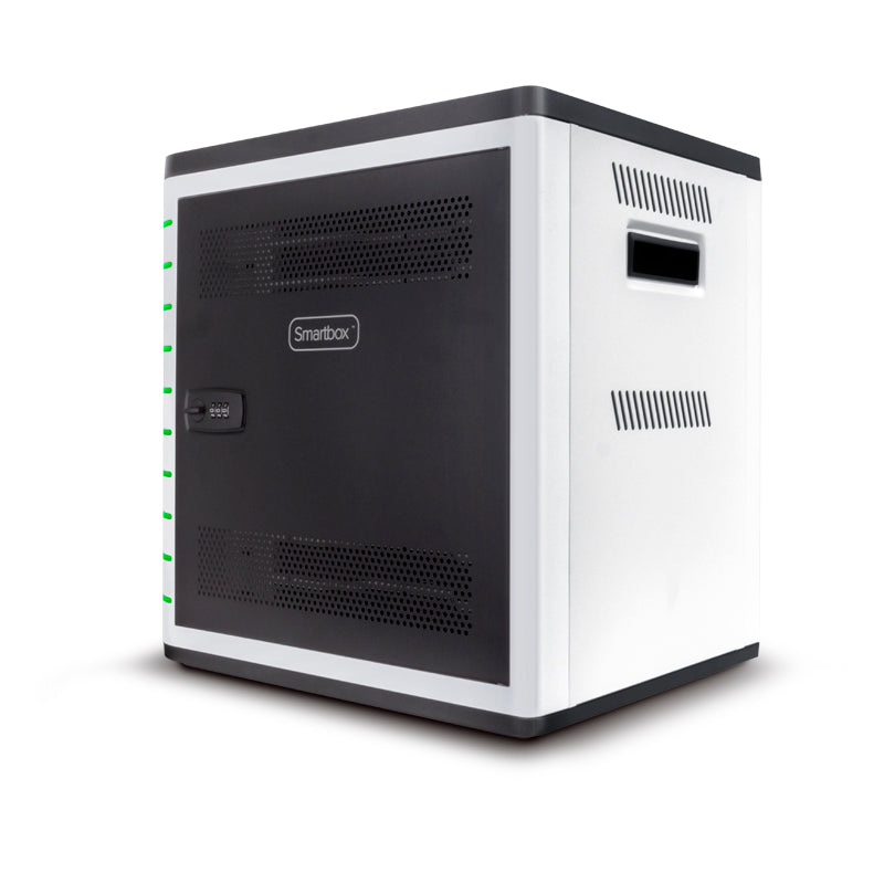 10-Bay Smart Charging Cabinet for Android & iPad - Sync & Charge with Combination Lock | Secure Device Storage for Schools, Offices & Retail Stores