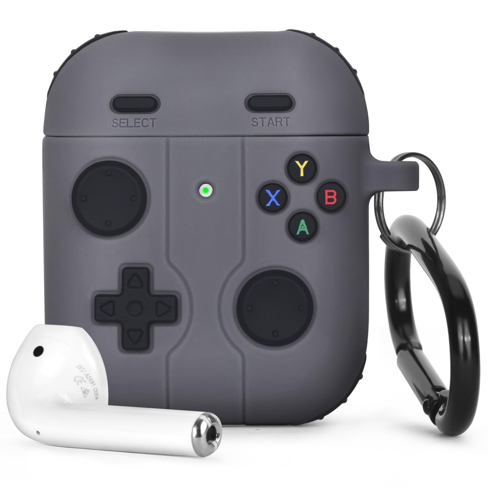 KOREDA AirPods 1st/2nd Generation Case Cover - Cute Game Player Design Silicone Protective Case for AirPods Charging Case | Shockproof & Anti-Scratch | Perfect for Gaming, Travel & Daily Use