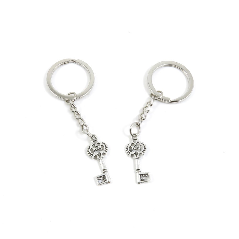 Stylish Fashion Jewelry Keyring Keychain - Bulk Wholesale Skeleton Key Tags for Car, Door & Home Keys - Perfect for Gifts, Promotions & Everyday Use