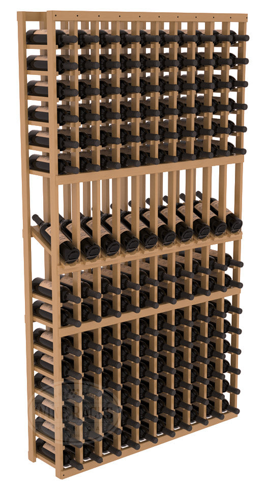 InstaCellar 10 Column Wine Bottle Display Rack - Perfect for Wine Storage, Cellar Organization, and Retail Store Shelving