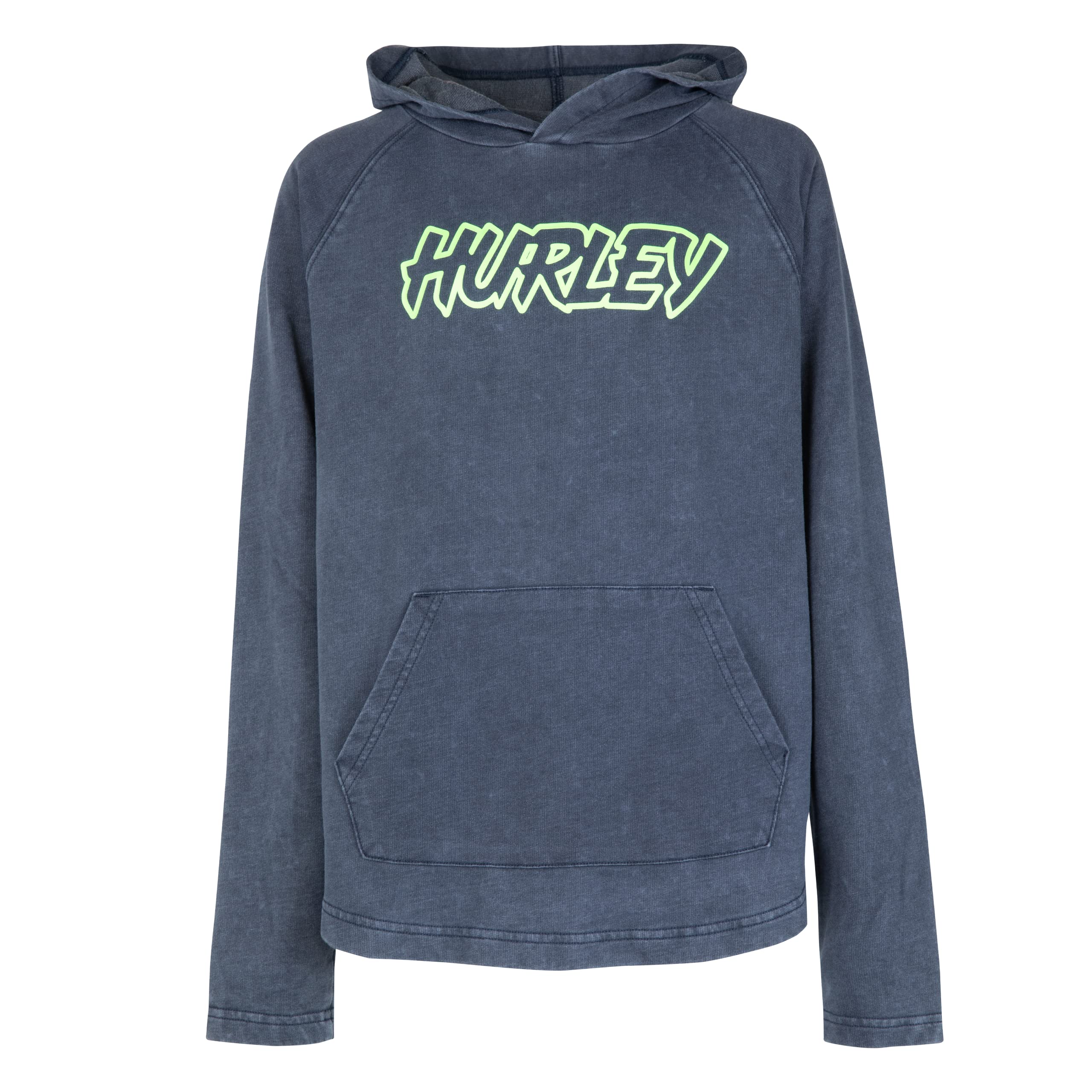 Hurley Boys Tie-Dye Pullover Hoodie for Big Kids | Comfortable Cotton Blend | Trendy Streetwear for School & Play | Perfect for Casual Outfits & Outdoor Activities