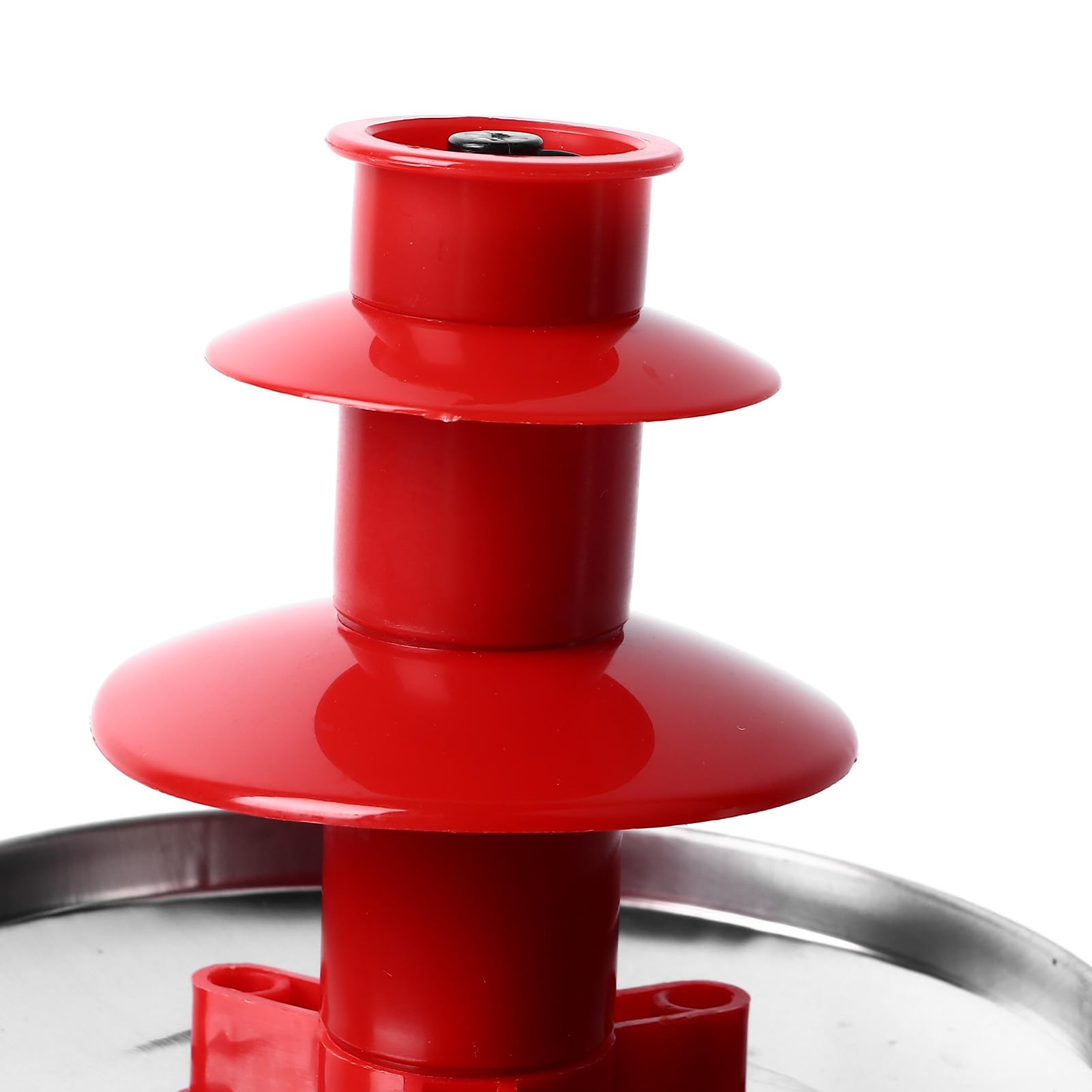 3-Tier Chocolate Fondue Fountain Machine for Parties, Weddings & Events - Stainless Steel Detachable Chocolate Melter for Strawberries, Marshmallows & Fruits - Perfect for Christmas, Game Nights & Dessert Buffets