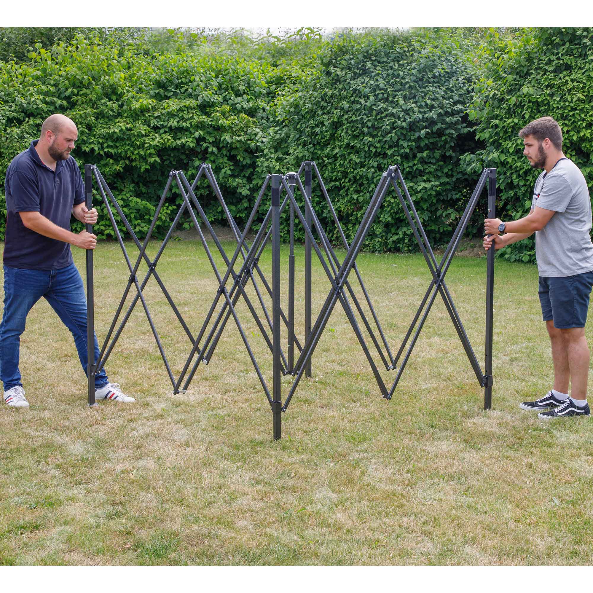Premium 2x2m Pop Up Gazebo with Water Resistant Canopy - Includes Carry Bag, Stakes & Weight Bags - Dark Green (DG128) - Perfect for Backyard BBQs, Camping Trips and Outdoor Events