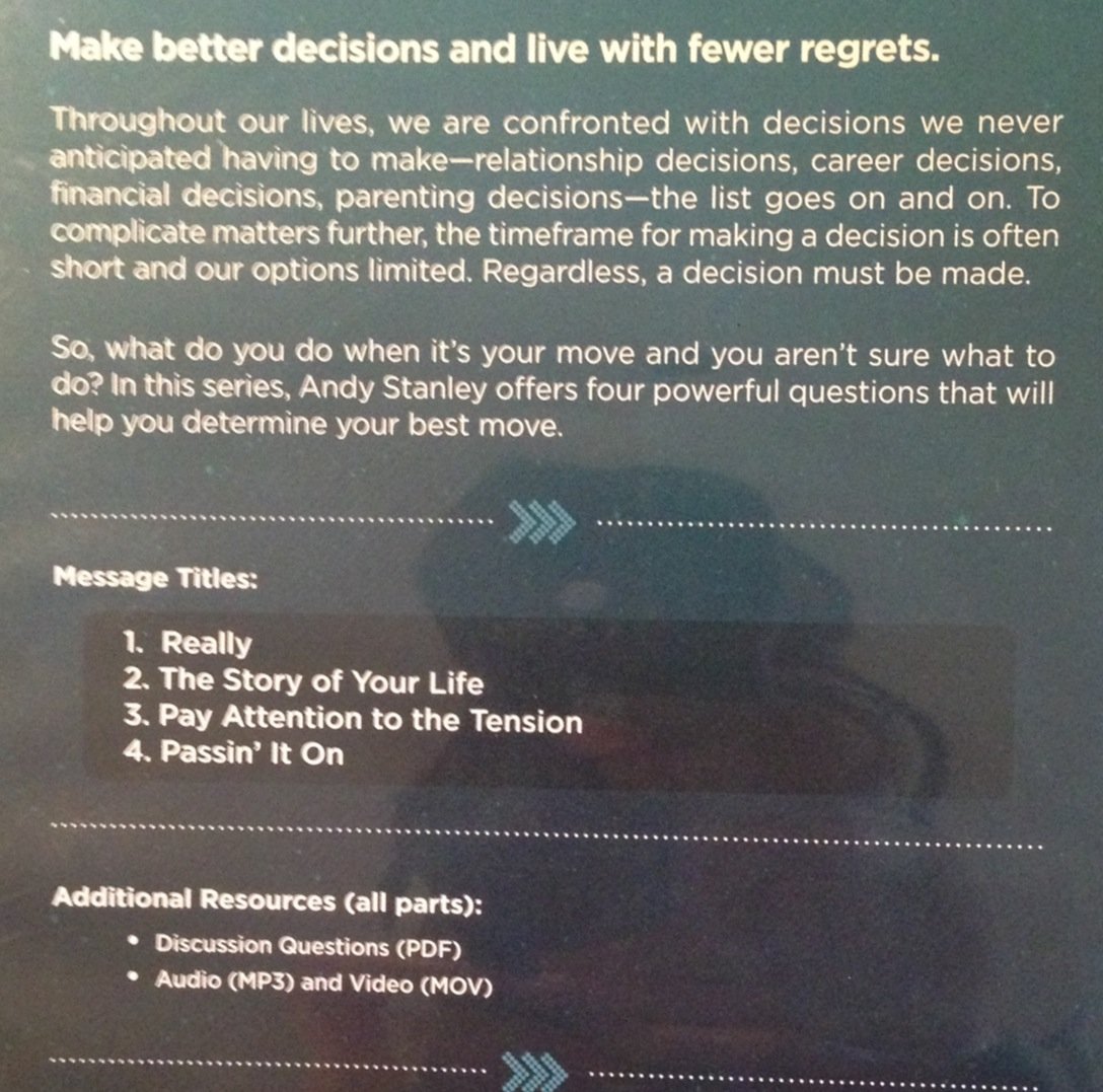 Your Move: 4 Essential Questions to Ask When You Don't Know What to Do – Motivational DVD for Personal Growth & Decision Making | Perfect for Self-Help, Career Guidance, and Life Coaching