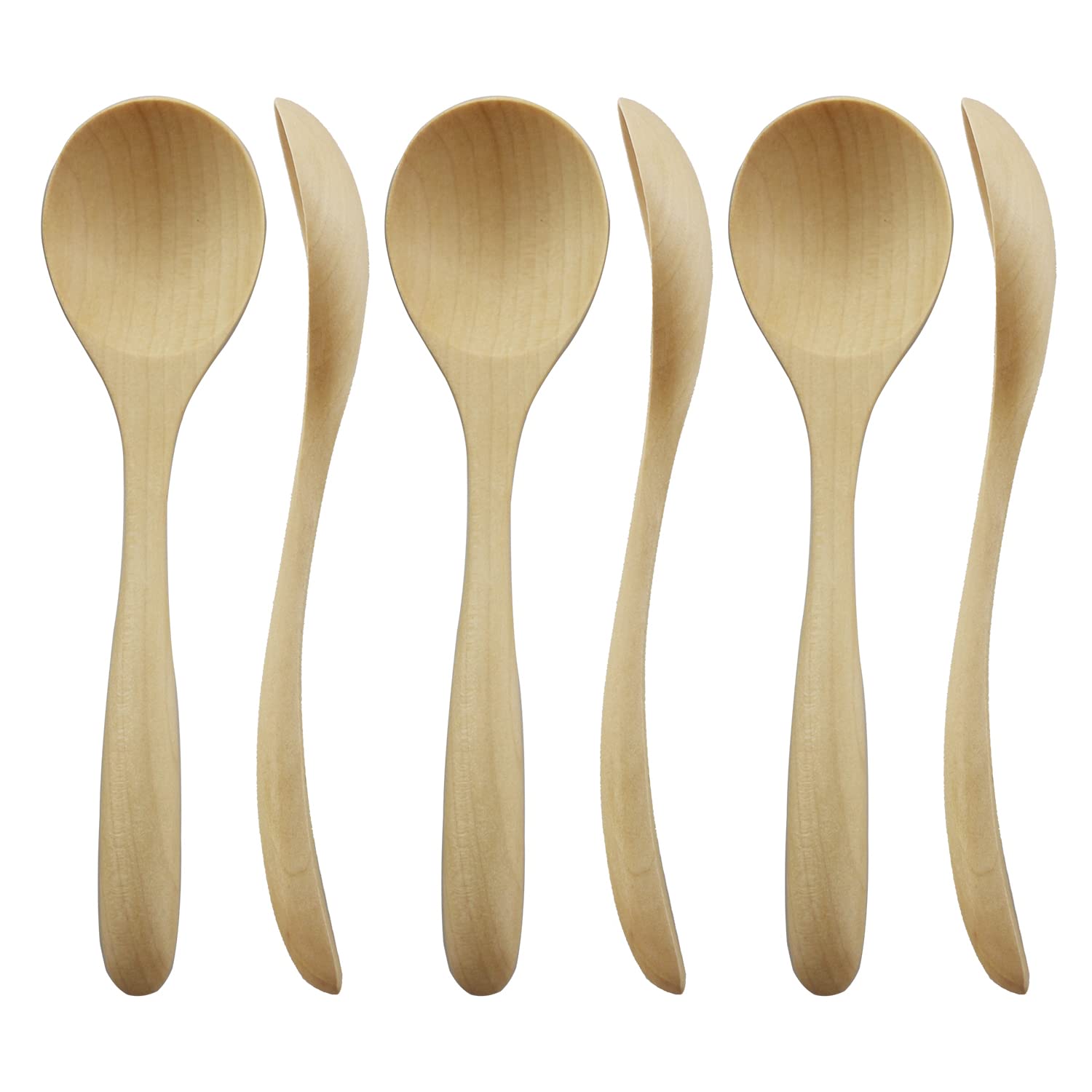 ADLORYEA 6-Piece Wooden Spoons Set - 7