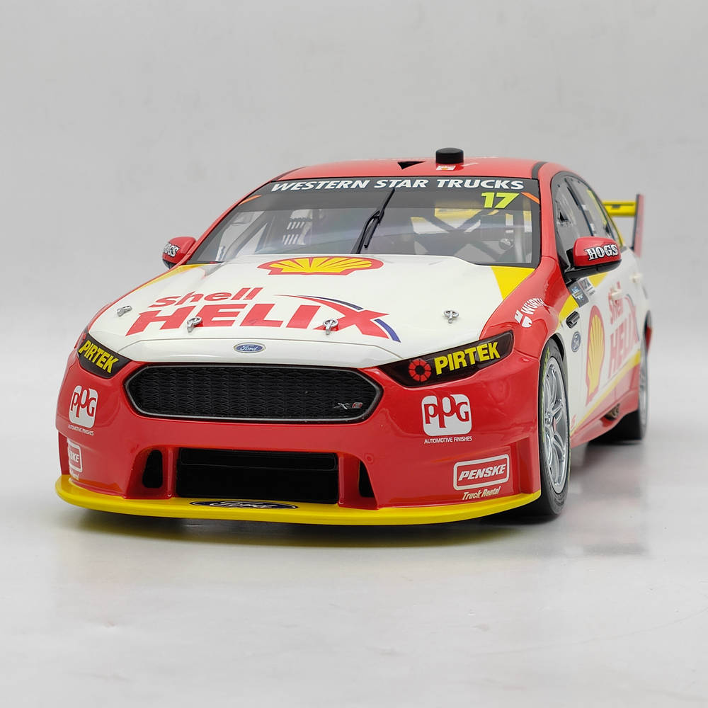 1:12 Scale FORD FALCON FGX #17 DJR Team Penske 2016 Clipsal 500 Race Car Model - B12F16A Resin Diecast Collectible Toy - Perfect Gift for Racing Fans & Model Car Collectors (Display, Collection, Racing Enthusiast Gift)