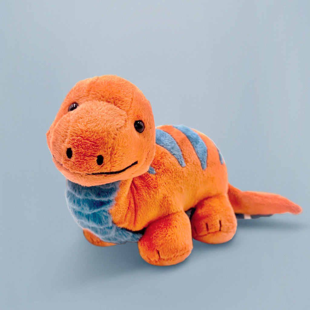 Steiff Bronko Brontosaurus Plush Dinosaur Toy with Personalized Pajamas - Perfect Gift for Kids' Bedtime & Dinosaur-Themed Nursery Decor