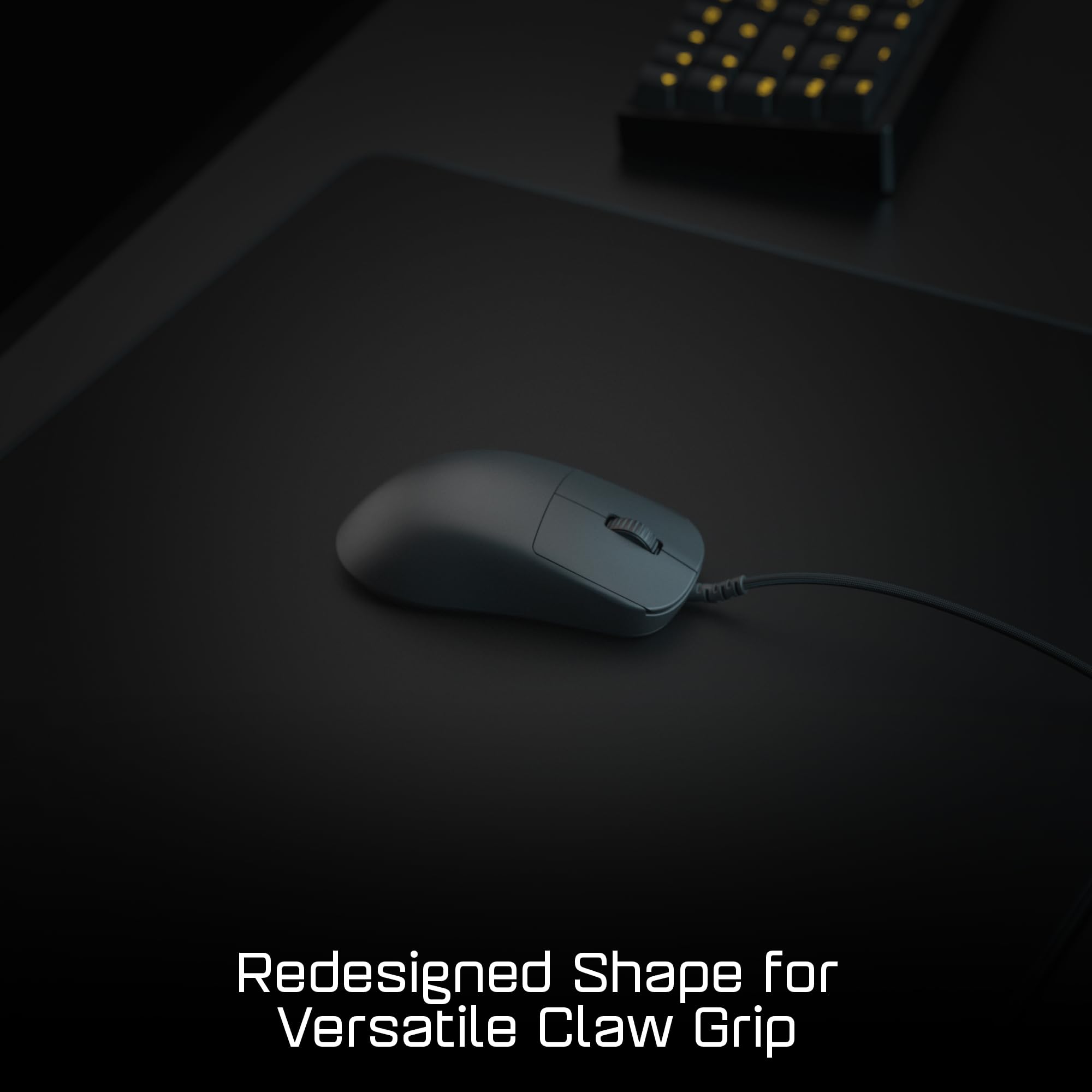 ENDGAME GEAR OP1 Gaming Mouse - High Precision Sensor, Kailh GX Switches, Ultra Lightweight Design, Customizable Buttons, Hybrid Skates for Smooth Glide - Perfect for FPS, MOBA & Esports Gaming (Black)