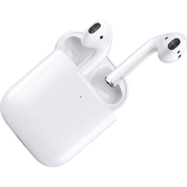 Apple AirPods 2nd Generation with Wireless Charging Case - White | Bluetooth Earbuds for iPhone, iPad, Mac | Perfect for Workouts, Commuting & Hands-Free Calls