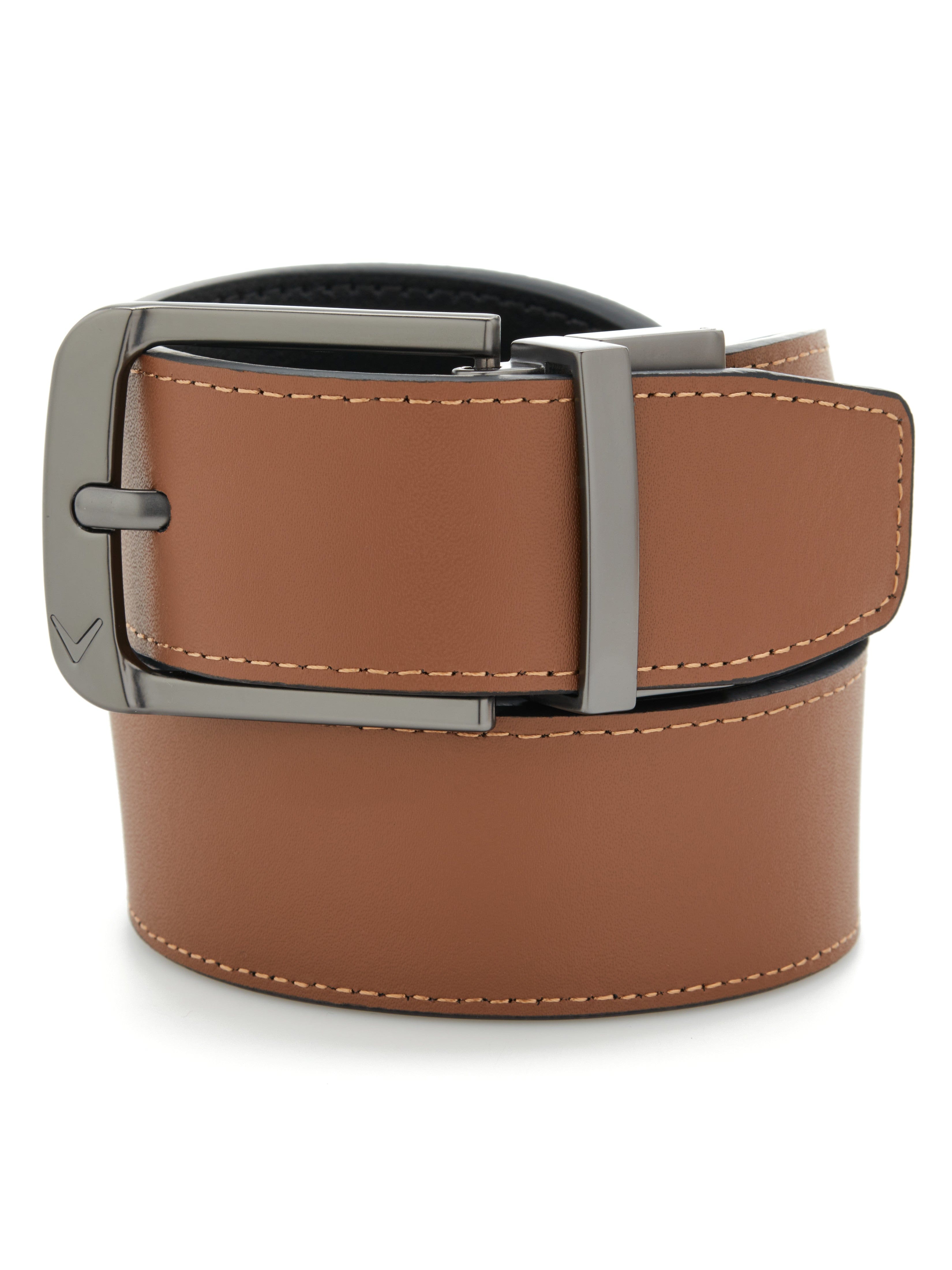 Reversible Leather Golf Belt for Men - Adjustable & Stylish - Perfect for Golf, Business & Casual Wear