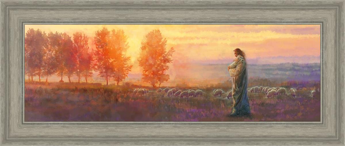 Eventide By Yongsung Kim - Premium Christian Wall Art for Home & Church Decor | Inspirational Bible Verse Canvas Painting | Perfect for Living Room, Bedroom & Worship Spaces