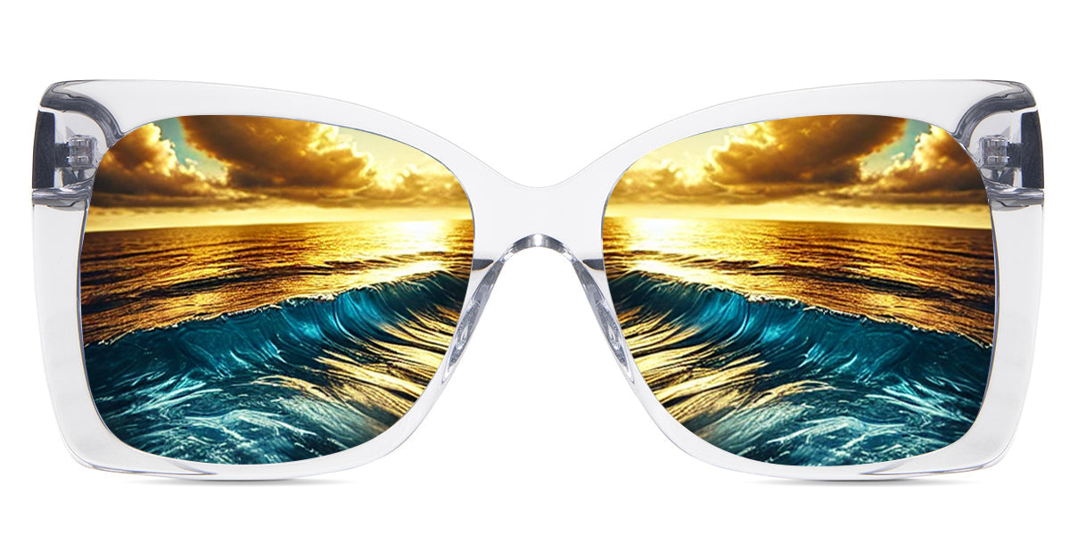 Ella Women's Prescription Polarized Sunglasses - UV Protection, Fashionable & Comfortable for Driving, Outdoor Activities & Beach Vacations