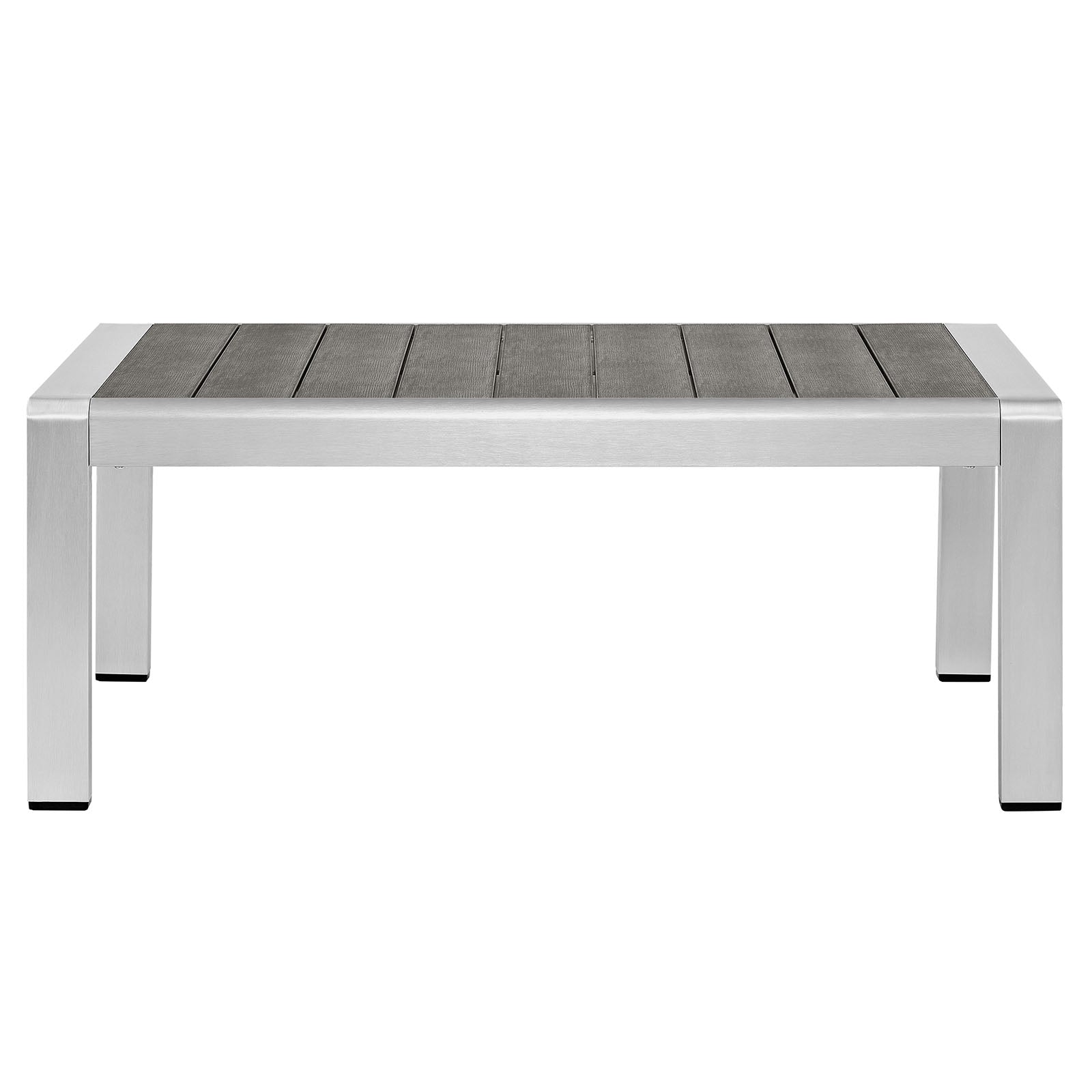 Durable Outdoor Aluminum Coffee Table for Patio, Garden & Poolside - Weather-Resistant & Stylish Modern Design