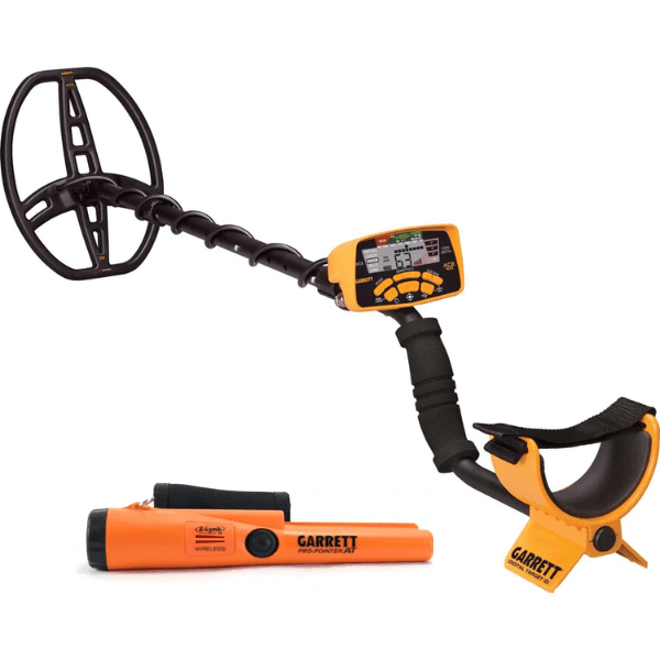 Garrett ACE 400 Metal Detector with AT Pinpointer - Professional Metal Detecting Kit for Treasure Hunting, Beach & Gold Prospecting | Waterproof & Lightweight Design for Outdoor Adventures
