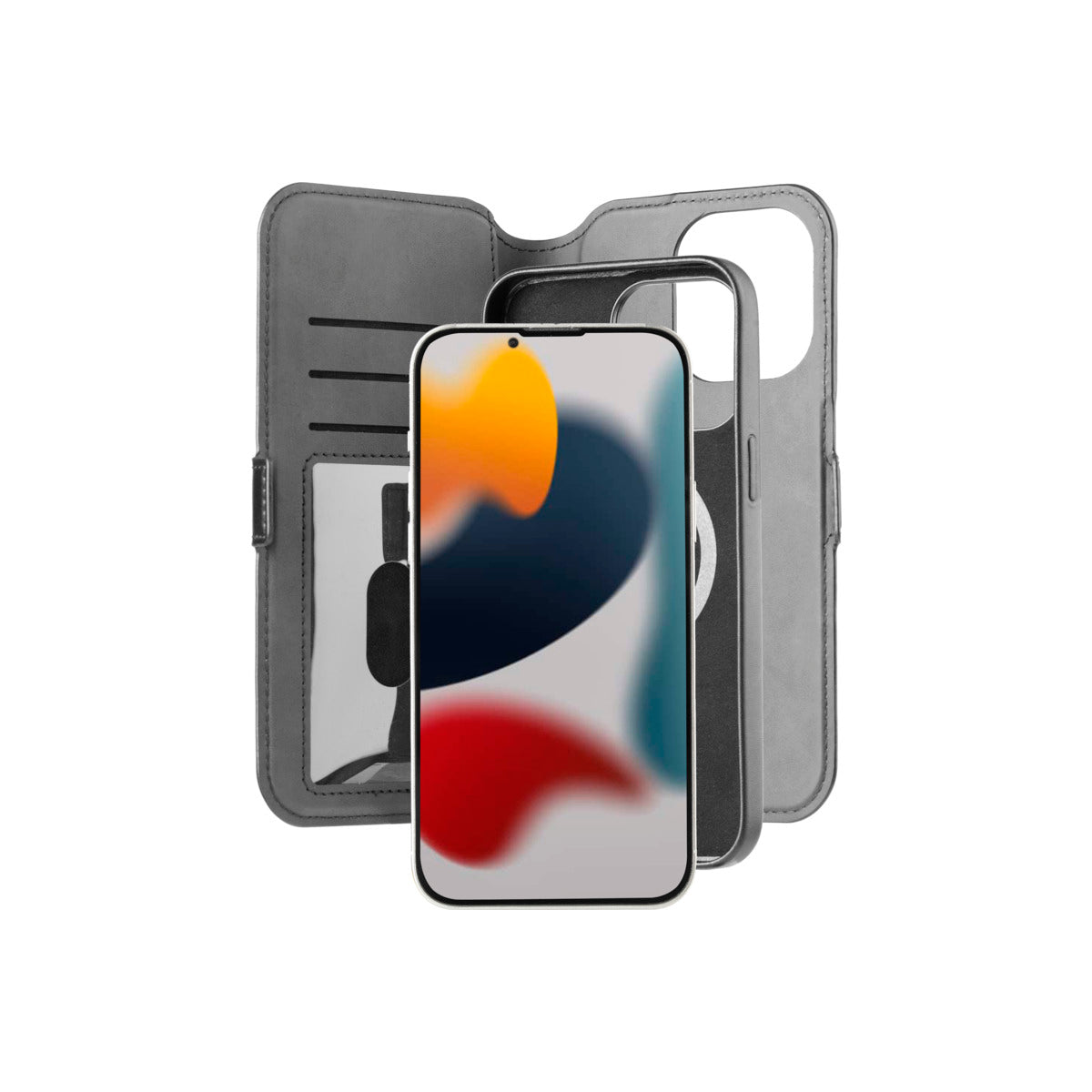 3sixT Neo Wallet Phone Case for iPhone 14 Pro Max - Slim RFID Blocking Credit Card Holder with Kickstand | Perfect for Travel, Shopping & Everyday Use