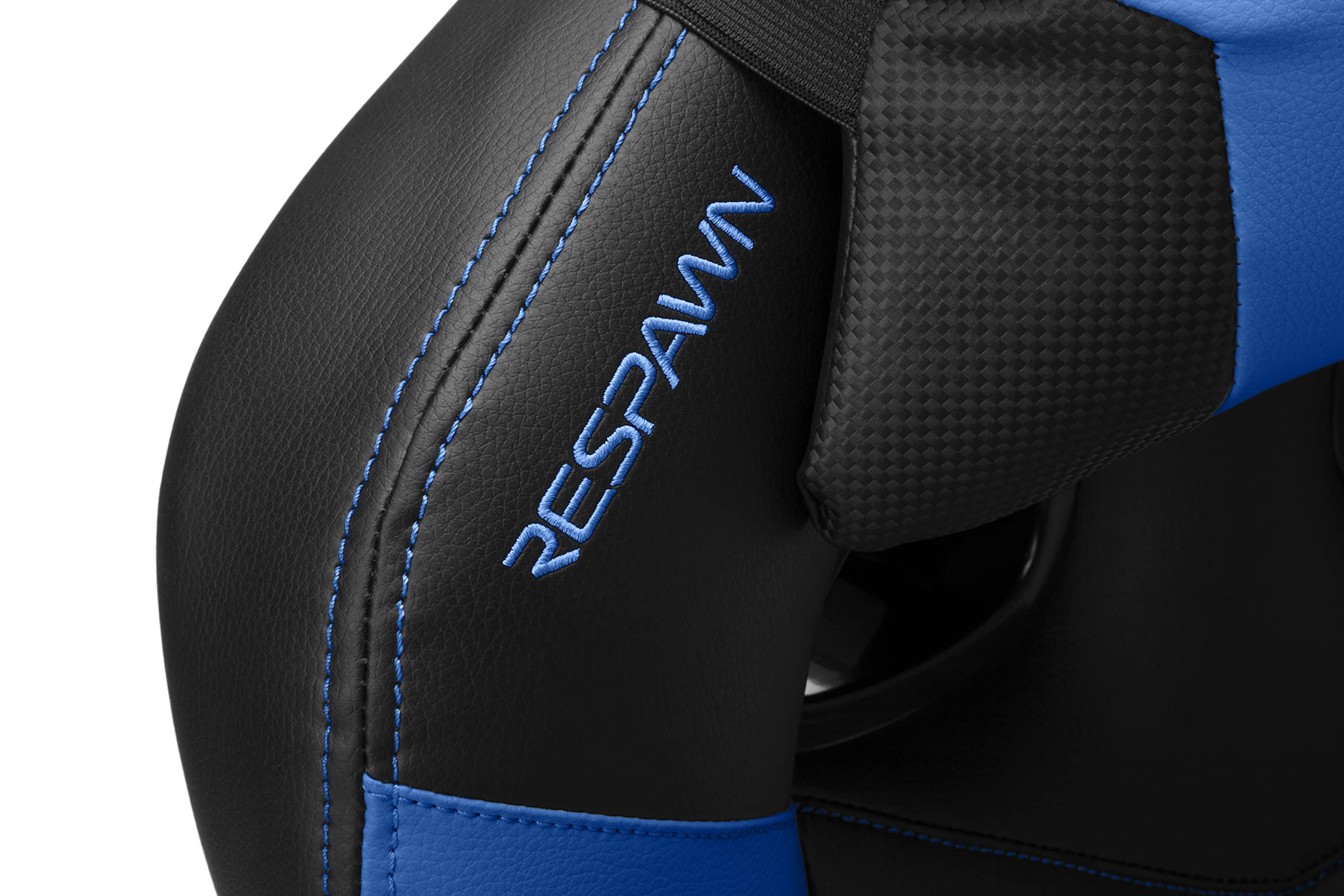 RESPAWN 110 Ergonomic Gaming Chair with Footrest - Racing Style High Back Office Chair with 360 Swivel, Adjustable Lumbar Support & Headrest Pillow - Perfect for PC Gaming, Home Office & Streaming Setup (2021 Blue)