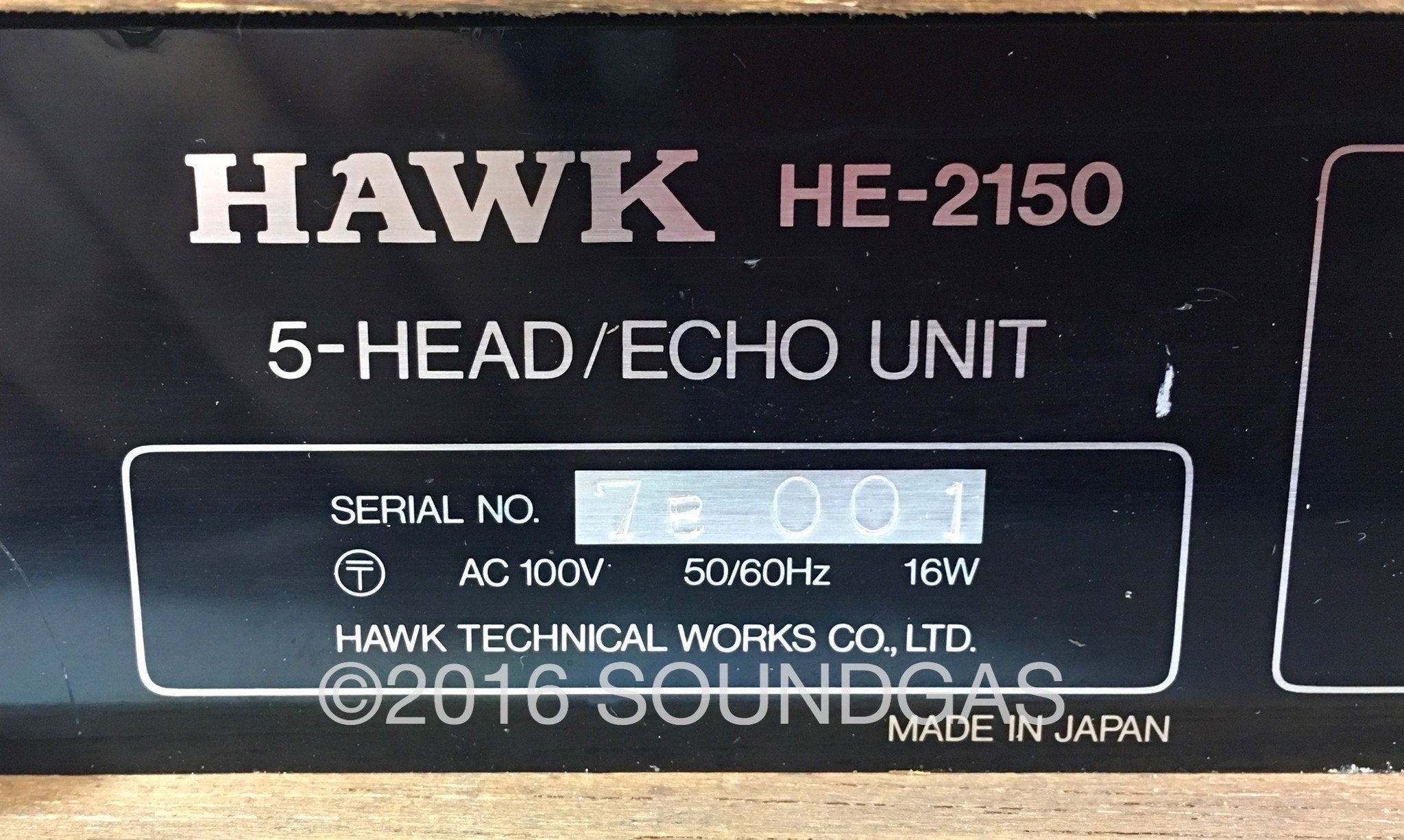 Hawk HE 2150 5 Head Echo Unit - Professional Audio Effects Processor for Live Performances & Studio Recording - Perfect for Guitarists, Singers, and Music Producers
