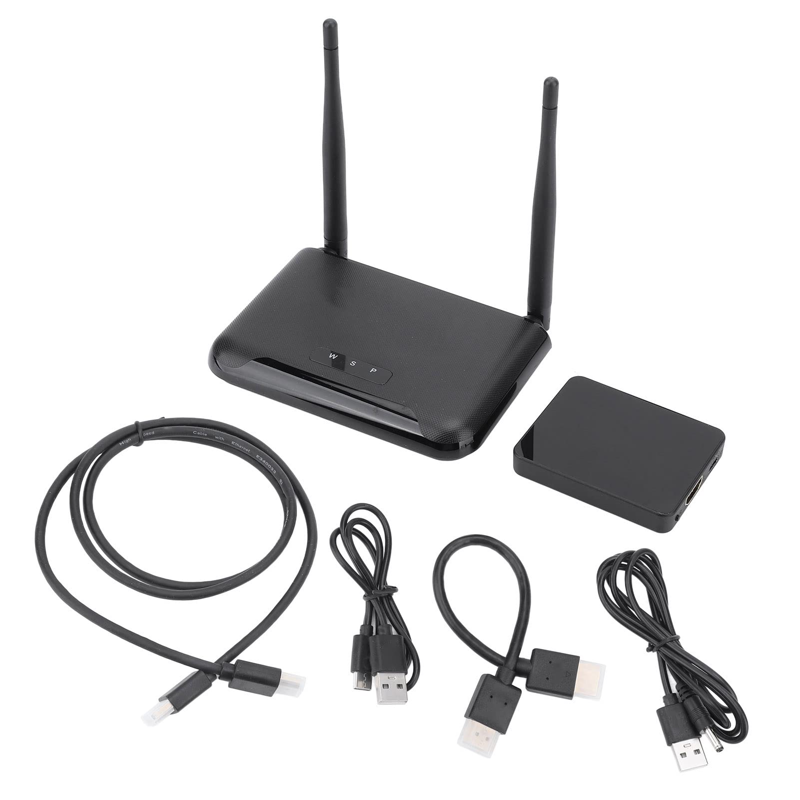 FTVOGUE Wireless Audio Transmitter and Receiver Kit - 60m HD Video & Audio Transmission Extender for Projectors, TVs, Home Theater Systems - Perfect for Wireless Screen Mirroring and Presentations