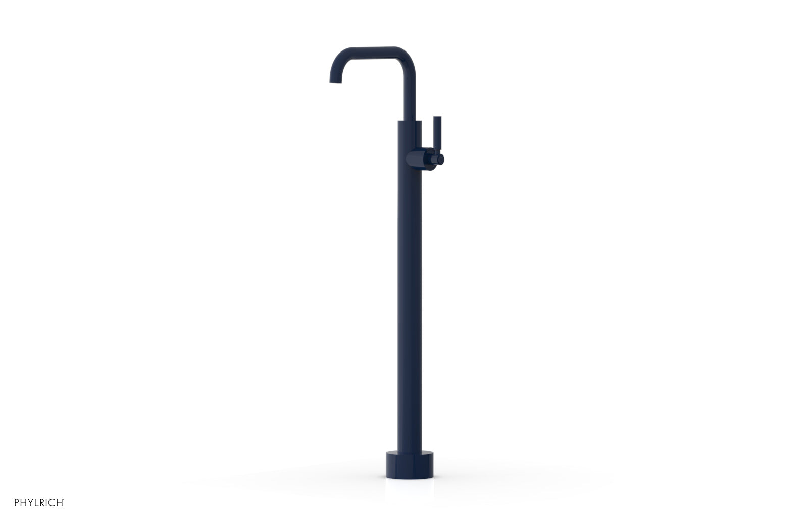 Premium Tall Floor Mount Tub Filler with Lever Handle - D130 45 02 - Modern Bathroom Faucet for Freestanding Tubs, Luxury Spa Experience
