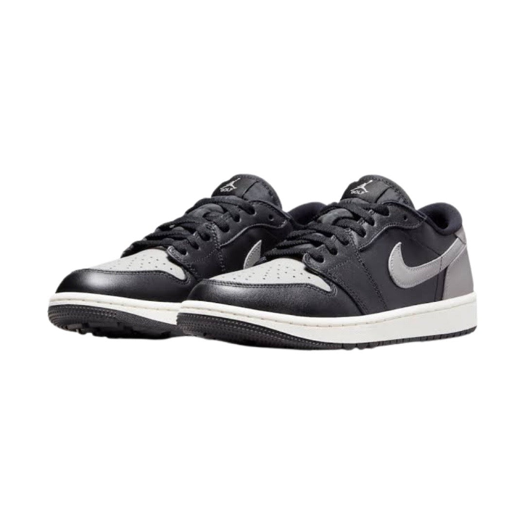 Air Jordan 1 Low Shadow Golf Shoes - Black Grey White Sneakers for Men & Women | Perfect for Golfing, Casual Wear & Street Style