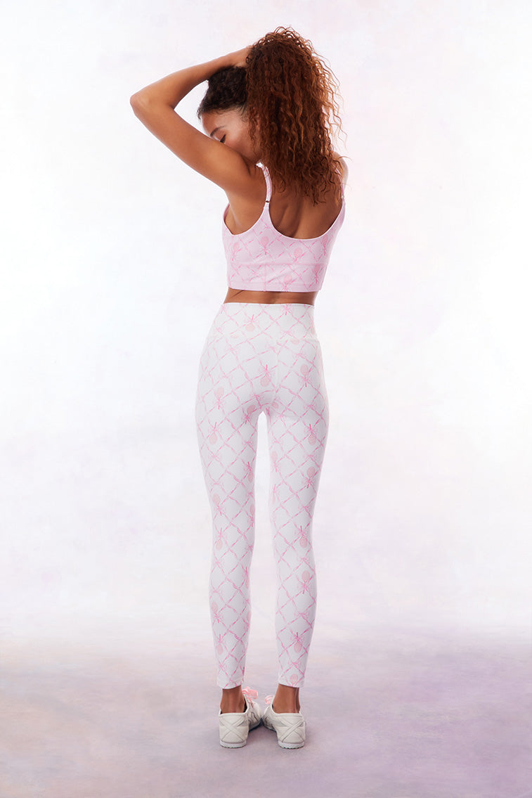Highland Active Legging SWEETHEART PINK - Women's High Waist Yoga Pants for Workout, Running & Gym - Soft Stretchy Comfortable Fitness Leggings