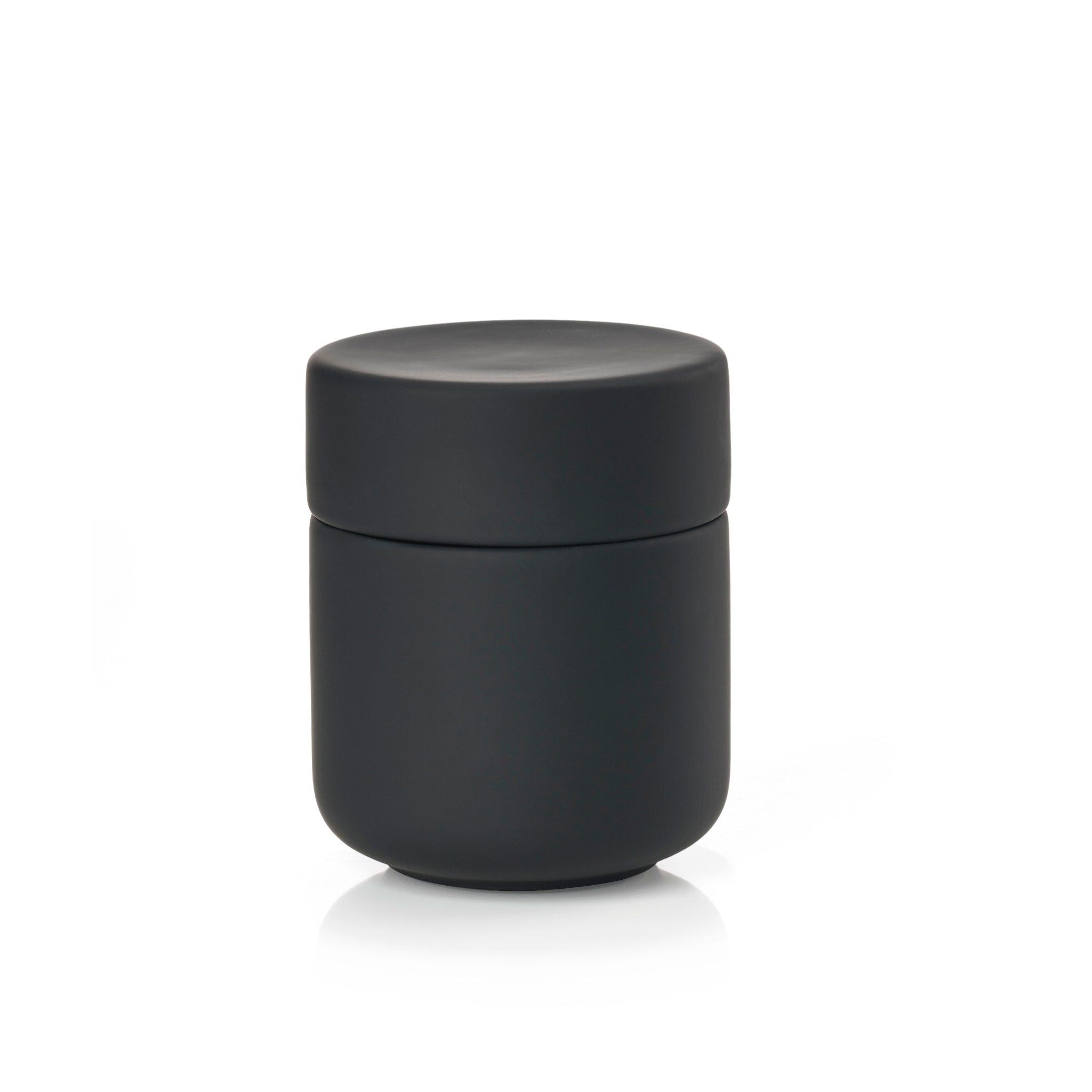 ZONE DENMARK Ume Airtight Food Storage Container with Lid - 10cm Height, Black - Perfect for Kitchen Pantry Organization & Meal Prep