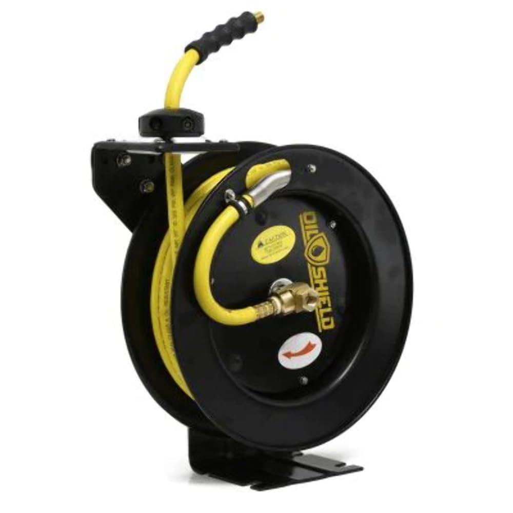 BLUBIRD AIR HOSE Oil Shield 20ga Retractable Air Hose Reel - 3/8