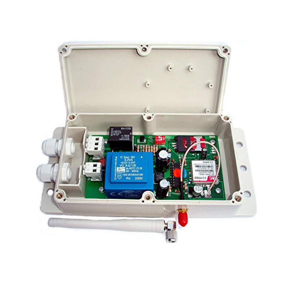 GSM Timer Switch - Remote Control Power Controller for 240V Mains via Mobile Phone | Perfect for Home Automation, Smart Lighting & Appliance Control