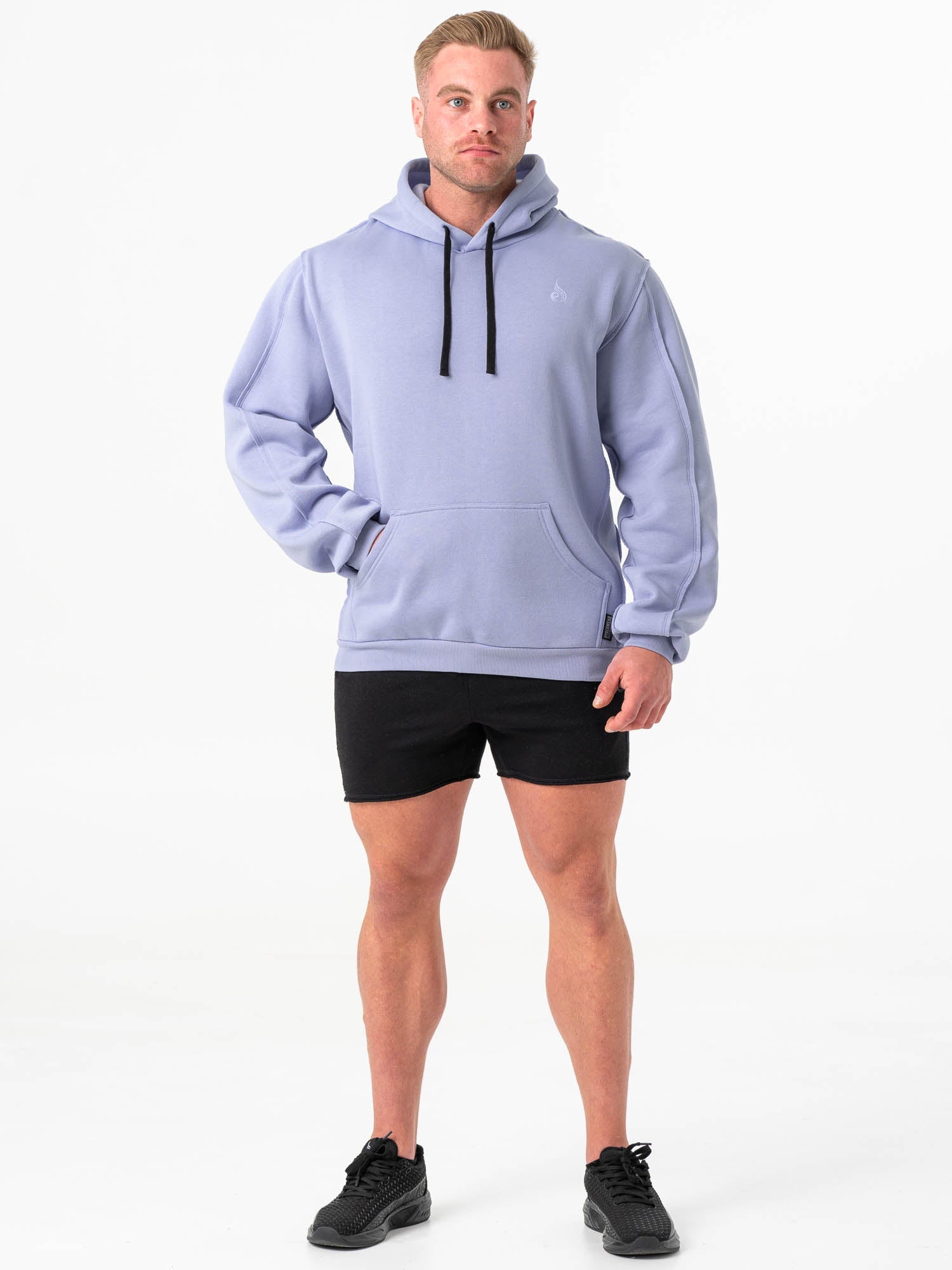 Force Hoodie - Soft & Cozy Pullover Sweatshirt for Men & Women | Lilac Blue | Perfect for Casual Wear, Gym & Outdoor Activities