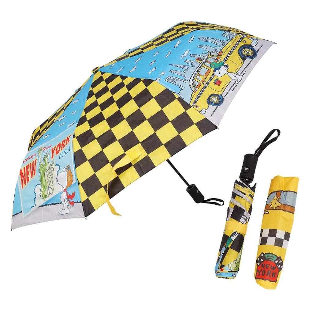 Snoopy Yellow Kids Umbrella - 22 Inch Cute Peanuts Character Stick Umbrella for Rainy Days, Perfect for School, Outdoor Play & Birthday Gifts