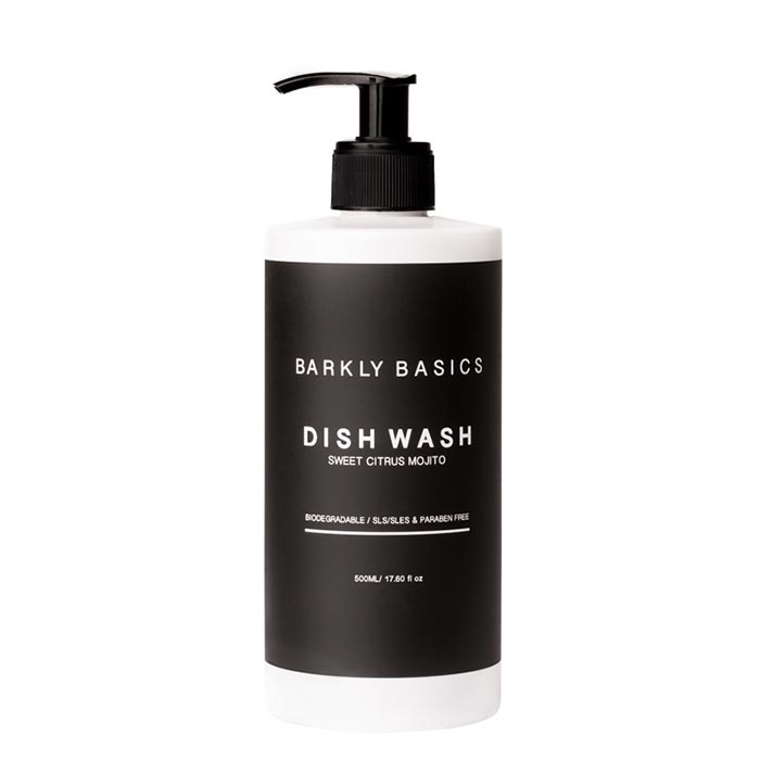 BARKLY BASICS Dish Wash Detergent Liquid - 500ml | Plant-Based, Eco-Friendly & Powerful Cleaning for Pots, Pans & Dishes | Perfect for Kitchen, Camping & RV Use