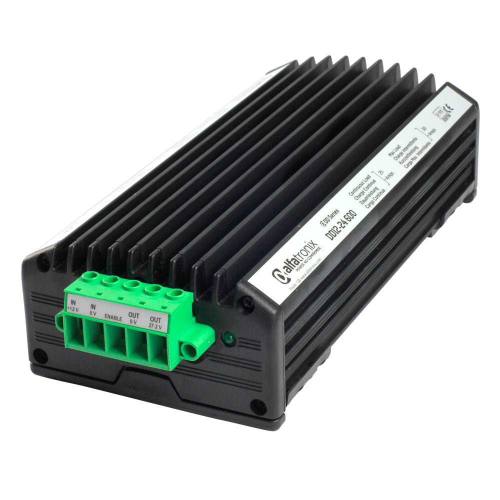 Alfatronix DD Series 12V to 24V DC Voltage Converter 600W (25A) - Power Supply for RVs, Boats, Solar Systems & Industrial Equipment