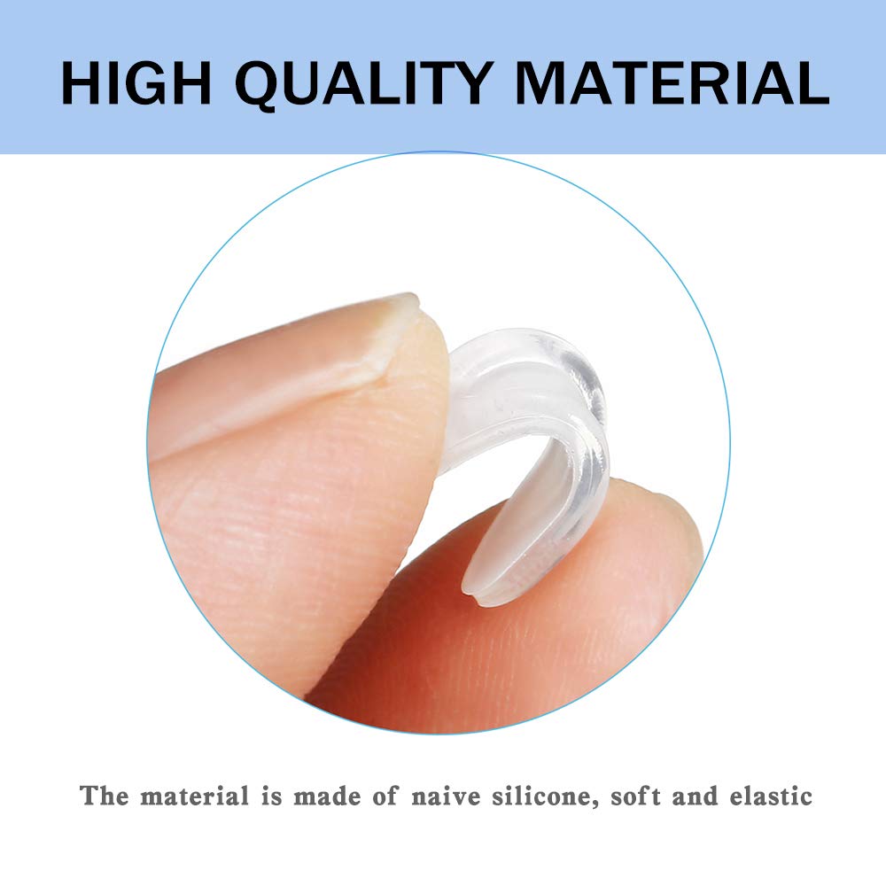 Anti-Slip Soft Silicone Adhesive Nose Pads for Glasses & Sunglasses - 18 Pack | Comfortable Eyewear Accessories for Reading, Driving & Outdoor Activities