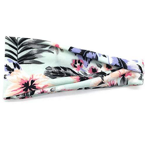 Stylish Printed Hair Bands Set for Women - 6 Pack Fashion Hair Accessories for Ponytail, Bun & Everyday Use - Perfect for Workout, Office & Casual Wear