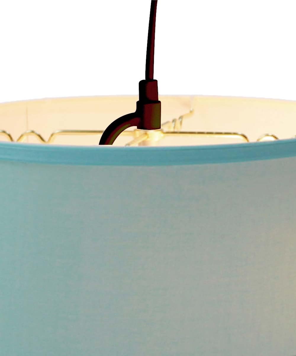 HomeConcept 2-Light Swag Plug-in Pendant Light Fixture - 14