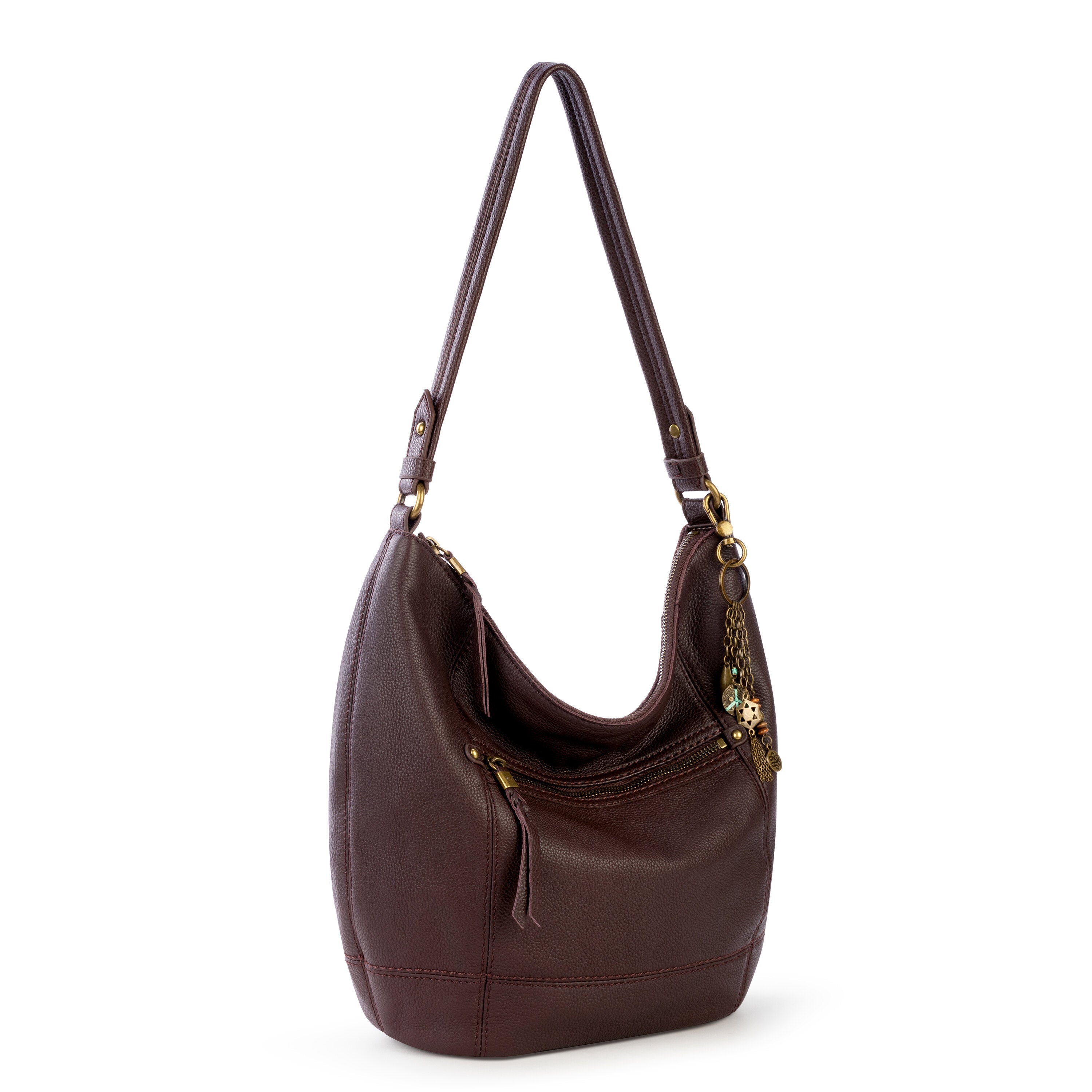 Premium Genuine Leather Hobo Bag with Smartphone Pocket - Perfect Gift Set for Women - Ideal for Work, Travel & Everyday Use