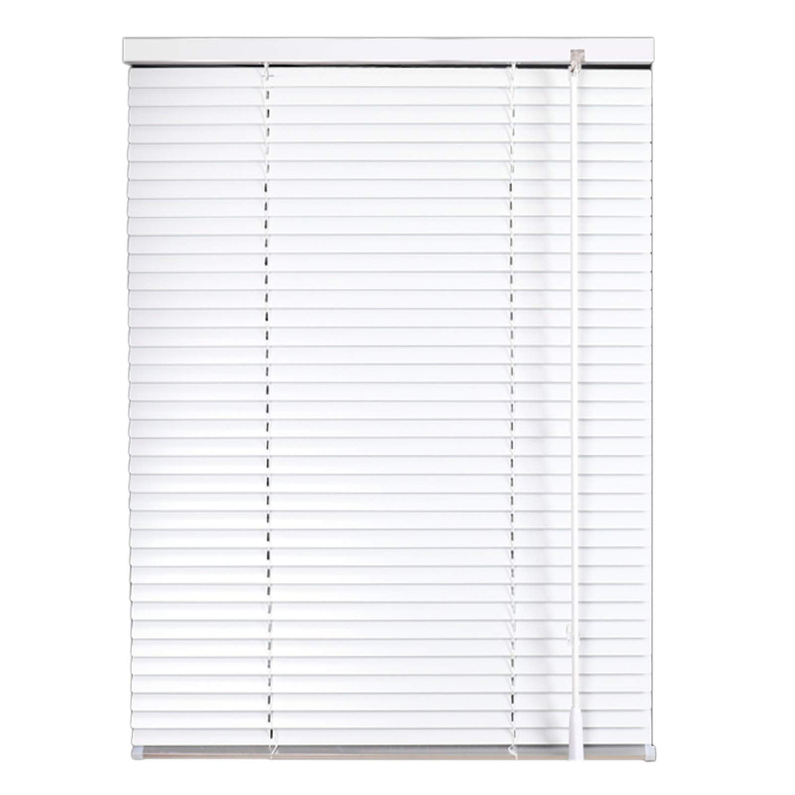 60cm/80cm/100cm/120cm Wide Aluminum Alloy Venetian Blinds - White Privacy Window Shades for Home & Office - Wall or Ceiling Mount Mini Blinds (85x125cm/33.5x49.2in) - Perfect for Bedrooms, Living Rooms and Workspaces