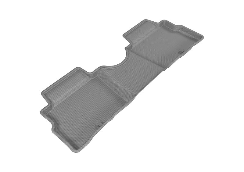 3D MAXpider Custom Fit Floor Mats for 2011-2013 Kia Soul - 2nd Row Kagu Series Car Mats in Gray | All-Weather Protection & Enhanced Grip for Daily Commuting & Road Trips