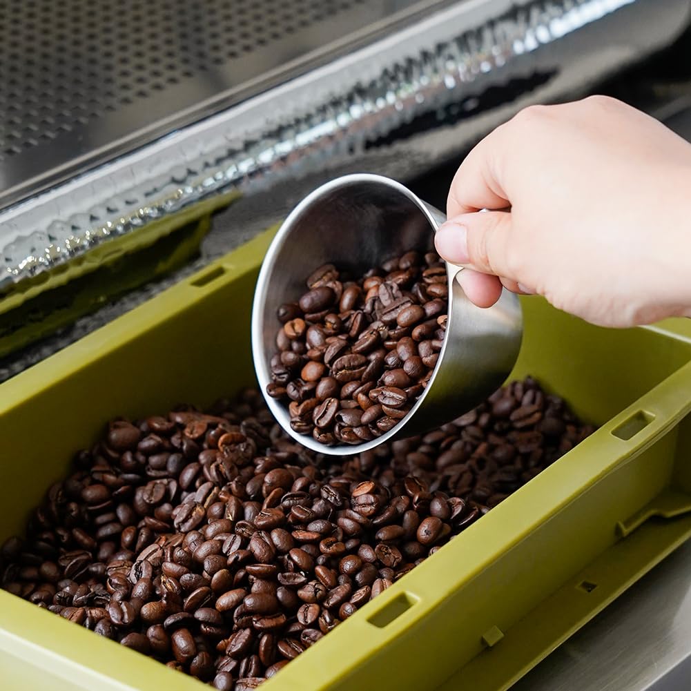 200ml Stainless Steel Espresso Shot Measuring Cup 6.8OZ with Handle & Inside Scale - Perfect for Coffee, Milk, Wine & Liquid Measurement - Barista & Kitchen Essential for Home & Professional Use