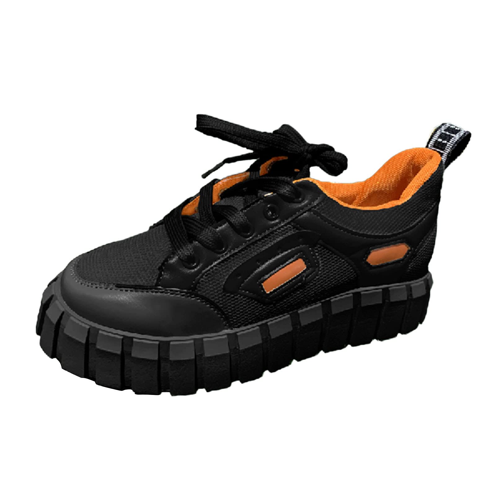 Women's Fashion Sneakers - Breathable Canvas Sports Shoes with Flat Platform Sole, Lace-Up Design & Open Toe for Casual Wear | Perfect for Walking, Gym, and Everyday Outfits