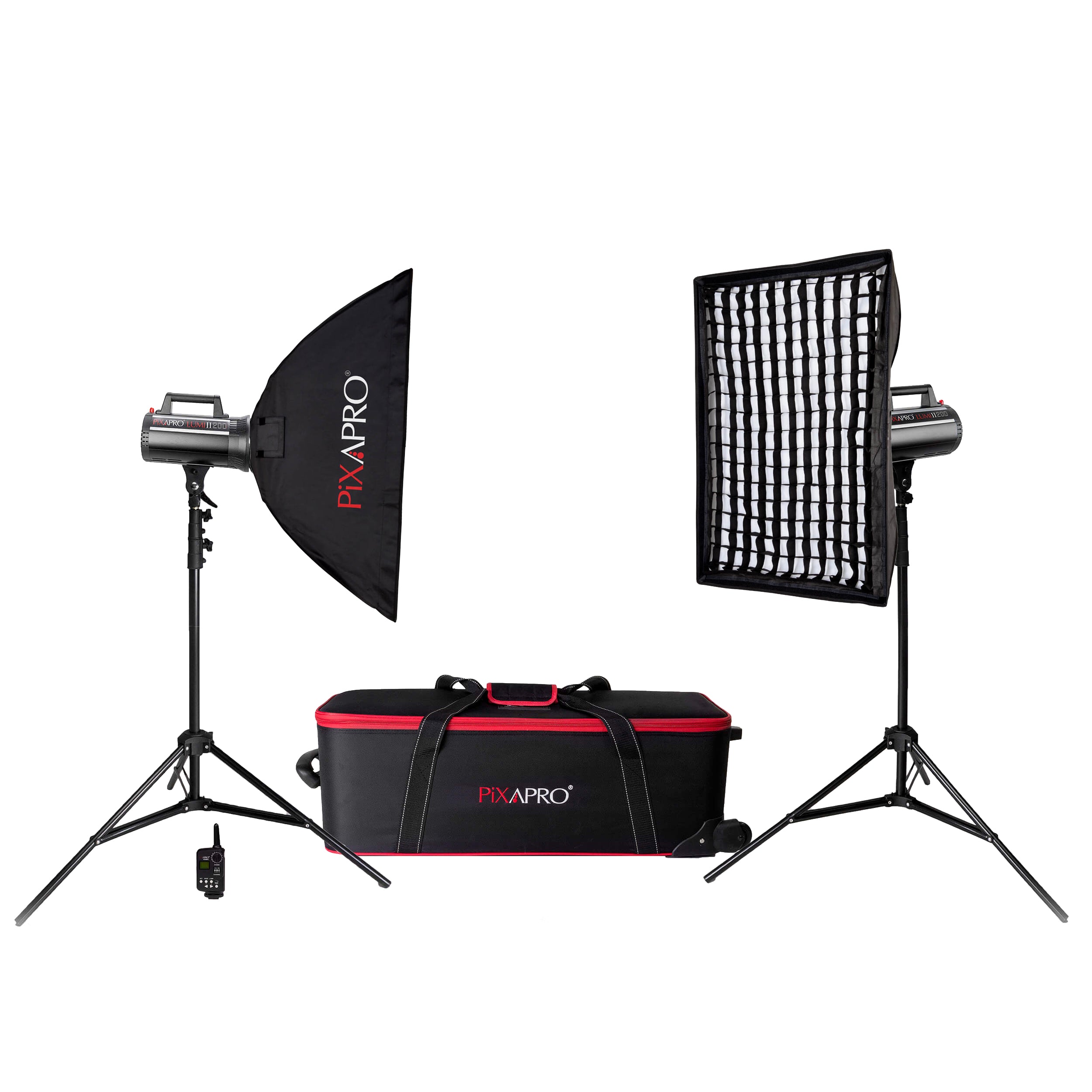 LUMI200II 400Ws Twin Softbox Studio Flash Lighting Kit - Professional Photography Lighting Equipment for Portraits, Product Shoots & Commercial Photography - Perfect for Home Studios & Professional Studios