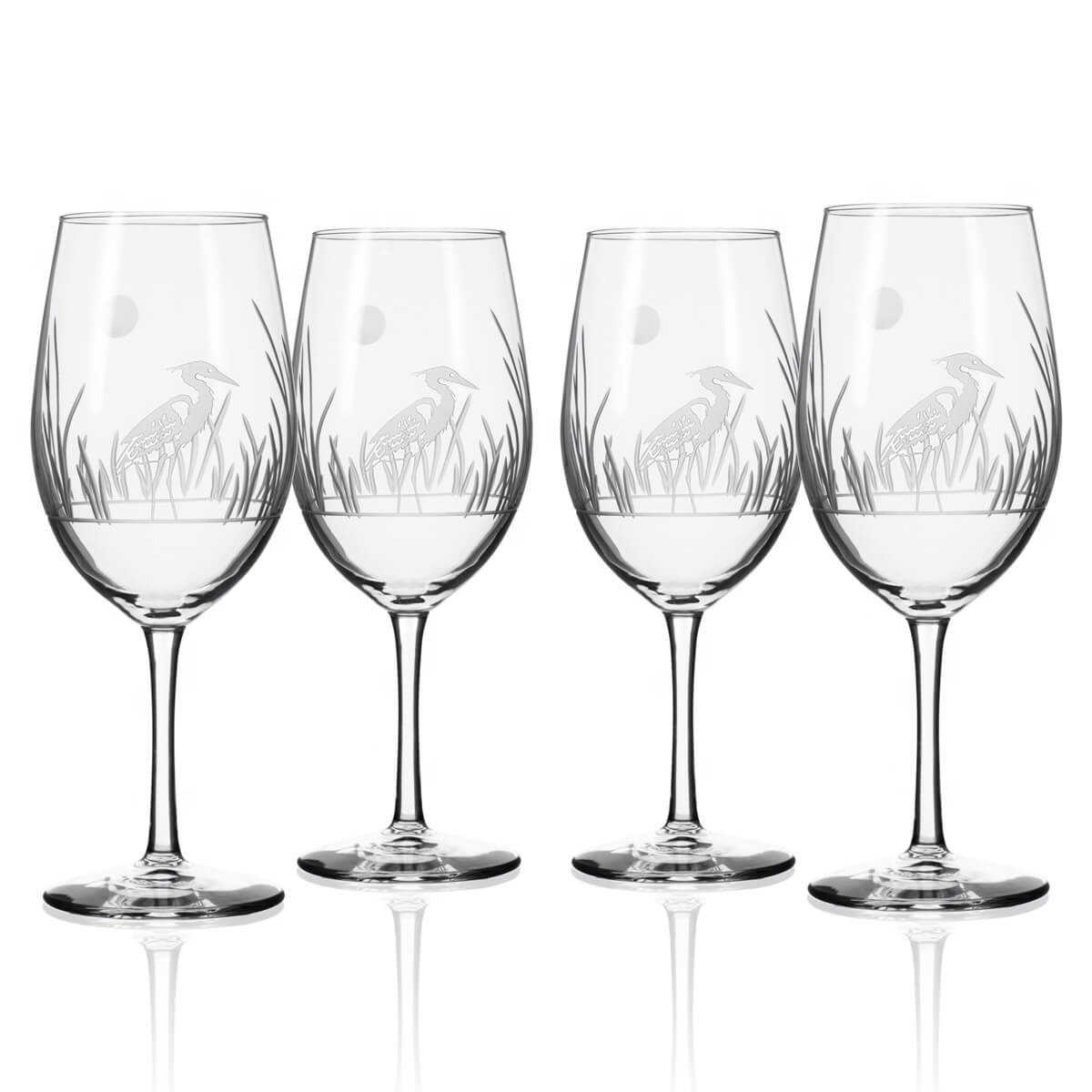 Heron 18oz All-Purpose Wine Glasses Set of 12 - Shatterproof Stemless Drinking Glasses for Red Wine, White Wine, Cocktails & Beverages - Perfect for Parties, Weddings, Restaurants & Home Entertaining