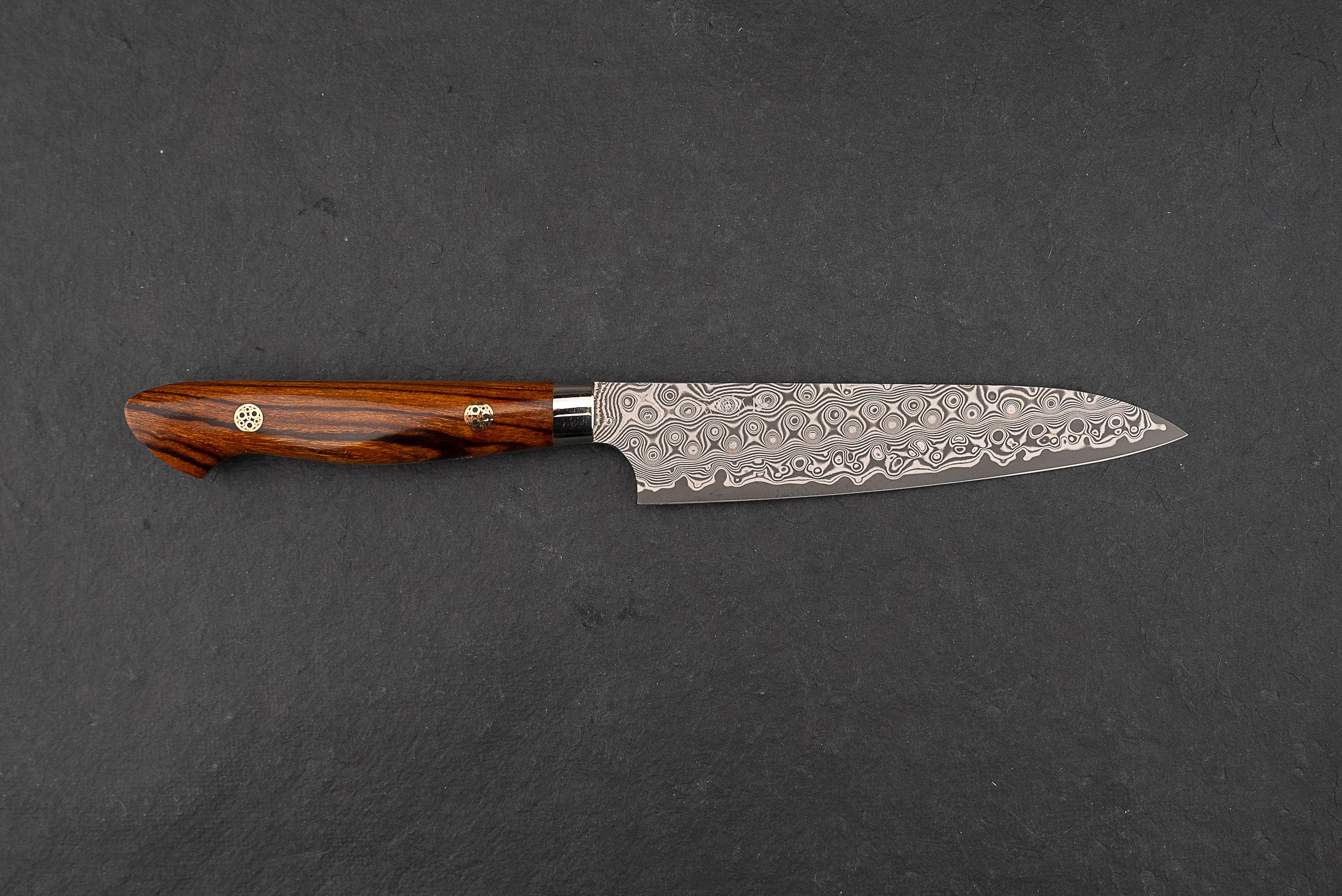 Premium Nigara SG2 Damascus Western Petty Knife 150mm - Japanese Chef's Knife for Precision Slicing, Peeling & Garnishing - Perfect for Home Cooks & Professional Kitchens