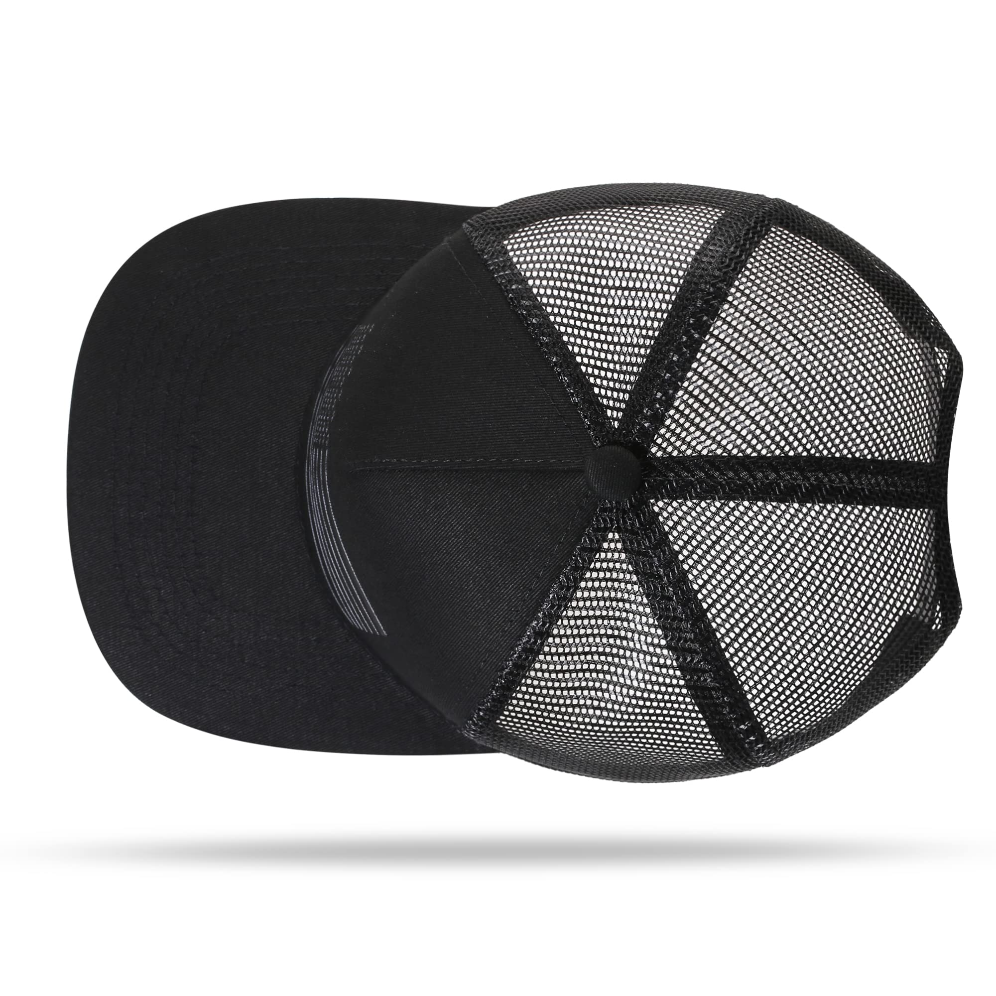 American Flag Snapback Trucker Hat for Men & Women - Adjustable, Breathable Mesh Baseball Cap with Flat Bill | Perfect for Sports, Outdoor Activities & Patriotic Events