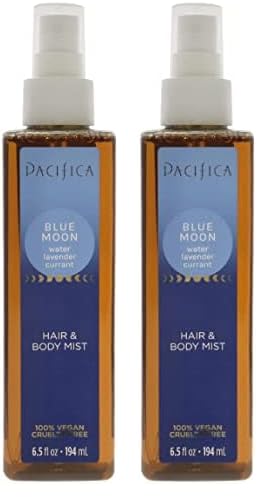 Pacifica Moon Hair & Body Mist for Women - 6.5 oz Blue Fragrance Spray (Pack of 2) | Lightweight Hydrating Mist for Hair, Skin & Linen | Perfect for Daily Use, Travel & Gift Giving
